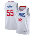 Los Angeles C #55 Omier Player Basketball Sleeveless White Jersey Norchad For Adult Youth