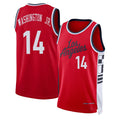 Los Angeles C #14 Washington Jr. Player Basketball Sleeveless Red Jersey TyTy For Adult Youth