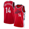 Los Angeles C #14 Konan Niederhauser Player Basketball Sleeveless Red Jersey Yanic For Adult Youth