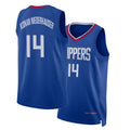 Los Angeles C #14 Konan Niederhauser Player Basketball Sleeveless Royal Jersey Yanic For Adult Youth