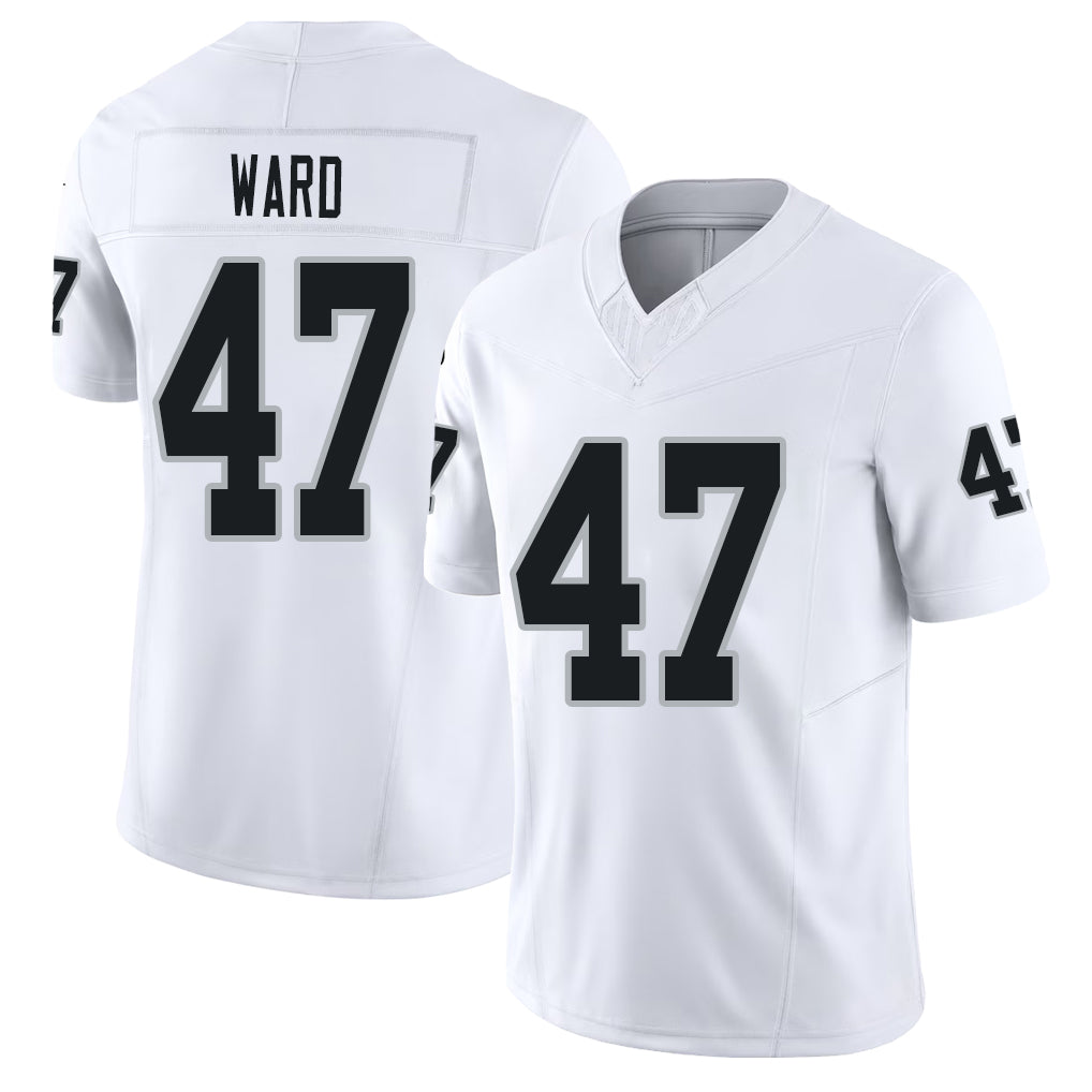 Las Vegas #47 Alex Player Football V Neck Short Sleeve White Jersey Ward For Men Youth Women Gift