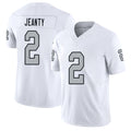 Las Vegas #2 Ashton Player Football V Neck Short Sleeve White Jersey Jeanty For Men Youth Women Gift