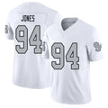 Las Vegas #94 Benito Player Football V Neck Short Sleeve White Jersey Jones For Men Youth Women Gift