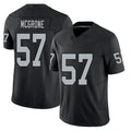 Las Vegas #57 Cameron Player Football V Neck Short Sleeve Balck Jersey McGrone For Men Youth Women Gift