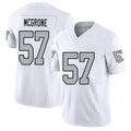 Las Vegas #57 Cameron Player Football V Neck Short Sleeve White Jersey McGrone For Men Youth Women Gift