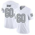 Las Vegas #60 Charles Player Football V Neck Short Sleeve White Jersey Grant For Men Youth Women Gift