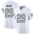 Las Vegas #29 Chigozie Player Football V Neck Short Sleeve White Jersey Anusiem For Men Youth Women Gift