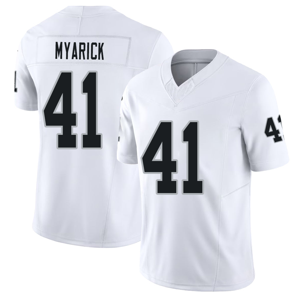 Las Vegas #41 Chris Player Football V Neck Short Sleeve White Jersey Myarick For Men Youth Women Gift