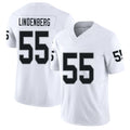 Las Vegas #55 Cody Player Football V Neck Short Sleeve White Jersey Lindenberg For Men Youth Women Gift