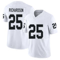 Las Vegas #25 Decamerion Player Football V Neck Short Sleeve White Jersey Richardson For Men Youth Women Gift