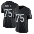 Las Vegas #75 Smith III Player Football V Neck Short Sleeve Balck Jersey Gary For Men Youth Women Gift