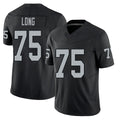 Las Vegas #75 Howie Player Football V Neck Short Sleeve Balck Jersey Long For Men Youth Women Gift