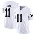 Las Vegas #11 Chinn Player Football V Neck Short Sleeve White Jersey Jeremy For Men Youth Women Gift