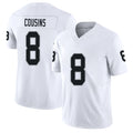Las Vegas #8 Kirk Player Football V Neck Short Sleeve White Jersey Cousins For Men Youth Women Gift