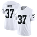 Las Vegas #37 Lester Player Football V Neck Short Sleeve White Jersey Hayes For Men Youth Women Gift