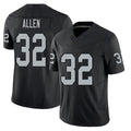 Las Vegas #32 Marcus Player Football V Neck Short Sleeve Balck Jersey Allen For Men Youth Women Gift
