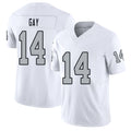 Las Vegas #14 Matt Player Football V Neck Short Sleeve White Jersey Gay For Men Youth Women Gift