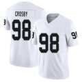 Las Vegas #98 Maxx Player Football V Neck Short Sleeve White Jersey Crosby For Men Youth Women Gift
