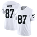 Las Vegas #87 Mayer Player Football V Neck Short Sleeve White Jersey Michael For Men Youth Women Gift