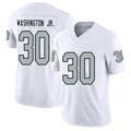 Las Vegas #30 Mike Player Football V Neck Short Sleeve White Jersey Washington Jr. For Men Youth Women Gift