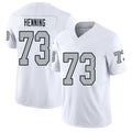 Las Vegas #73 Niklas Player Football V Neck Short Sleeve White Jersey Henning For Men Youth Women Gift