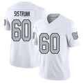 Las Vegas #60 Otis Player Football V Neck Short Sleeve White Jersey Sistrunk For Men Youth Women Gift