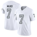 Las Vegas #7 Quay Player Football V Neck Short Sleeve White Jersey Walker For Men Youth Women Gift