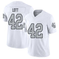 Las Vegas #42 Ronnie Player Football V Neck Short Sleeve White Jersey Lott For Men Youth Women Gift