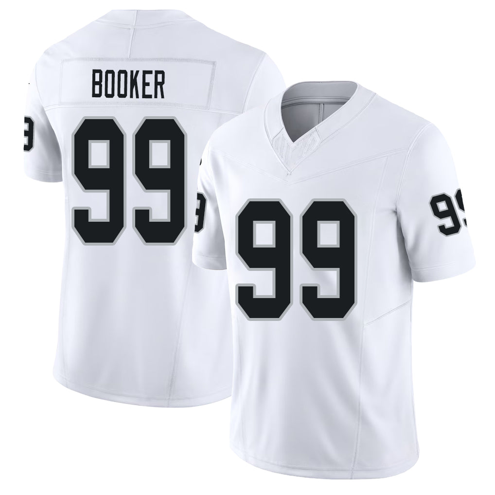 Las Vegas #99 Thomas Player Football V Neck Short Sleeve White Jersey Booker For Men Youth Women Gift