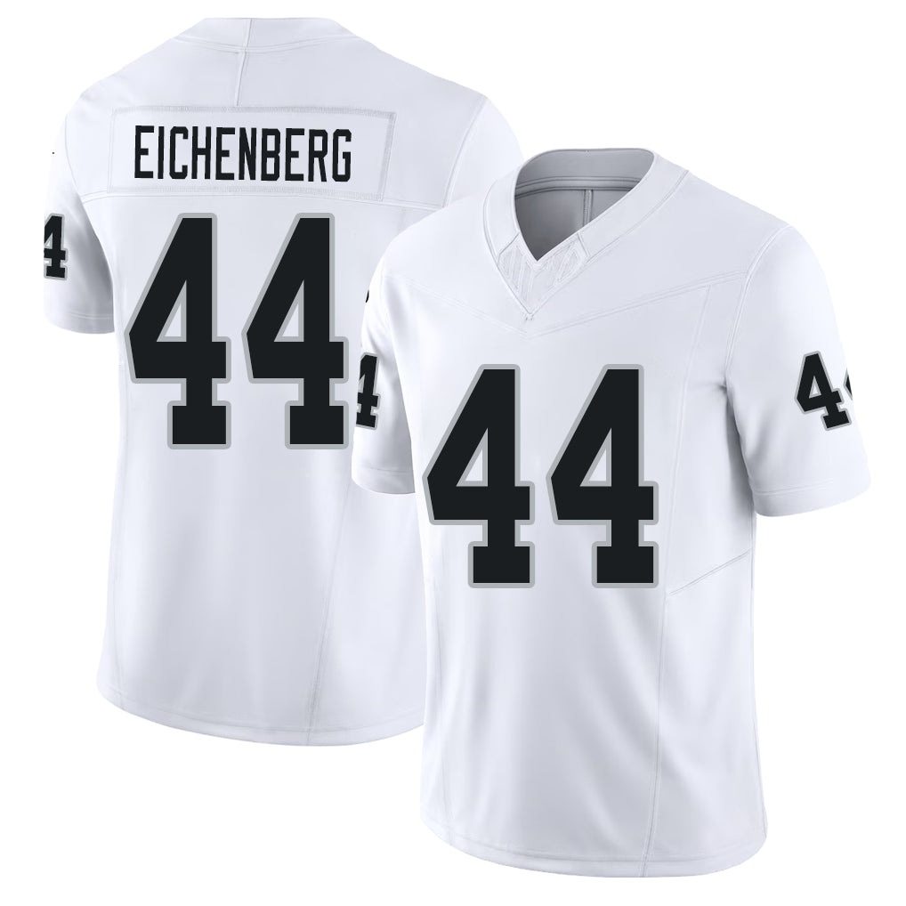 Las Vegas #44 Tommy Player Football V Neck Short Sleeve White Jersey Eichenberg For Men Youth Women Gift