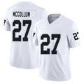 Las Vegas #27 Tristin Player Football V Neck Short Sleeve White Jersey McCollum For Men Youth Women Gift