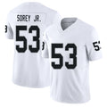 Las Vegas #53 Xavian Player Football V Neck Short Sleeve White Jersey Sorey Jr. For Men Youth Women Gift
