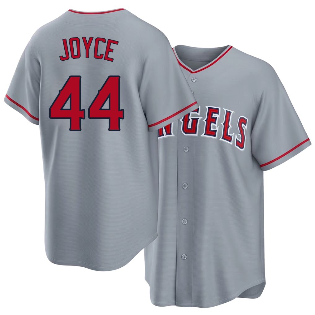 Los Angeles A #44 Joyce Player Baseball Short Sleeve Gray Jersey Ben For Men Women Youth Gift
