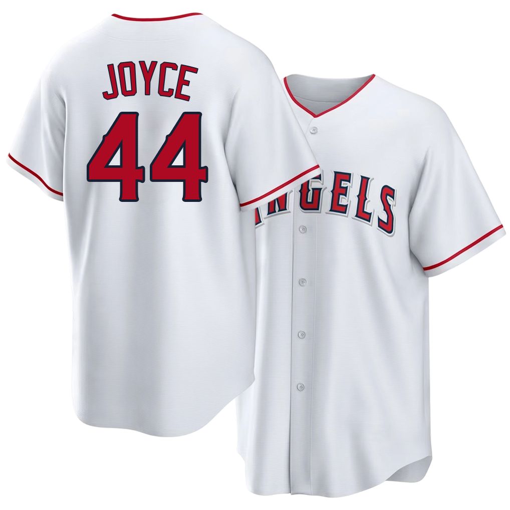 Los Angeles A #44 Joyce Player Baseball Short Sleeve White Jersey Ben For Men Women Youth Gift