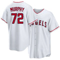 Los Angeles A #72 Murphy Player Baseball Short Sleeve White Jersey Luke For Men Women Youth Gift