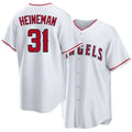 Los Angeles A #31 Heineman Player Baseball Short Sleeve White Jersey Tyler For Men Women Youth Gift