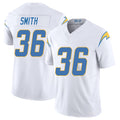 Los Angeles C #36 Smith Player Football V Neck Short Sleeve White Jersey Avery For Men Youth Women Gift