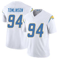 Los Angeles C #94 Tomlinson Player Football V Neck Short Sleeve White Jersey Dalvin For Men Youth Women Gift