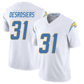 Los Angeles C #31 Desrosiers Player Football V Neck Short Sleeve White Jersey Gregory For Men Youth Women Gift