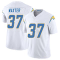 Los Angeles C #37 Waxter Player Football V Neck Short Sleeve White Jersey Isas For Men Youth Women Gift