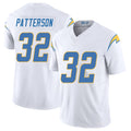 Los Angeles C #32 Patterson Player Football V Neck Short Sleeve White Jersey Jaret For Men Youth Women Gift