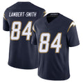 Los Angeles C #84 Lambert-Smith Player Football V Neck Short Sleeve Navy Jersey KeAndre For Men Youth Women Gift