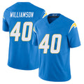 Los Angeles C #40 Williamson Player Football V Neck Short Sleeve Blue Jersey Kendall For Men Youth Women Gift