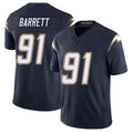Los Angeles C #91 Barrett Player Football V Neck Short Sleeve Navy Jersey Nick For Men Youth Women Gift