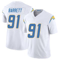 Los Angeles C #91 Barrett Player Football V Neck Short Sleeve White Jersey Nick For Men Youth Women Gift