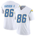 Los Angeles C #86 Gadsden II Player Football V Neck Short Sleeve White Jersey Oronde For Men Youth Women Gift