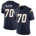 Los Angeles C #70 Slater Player Football V Neck Short Sleeve Navy Jersey Rashawn For Men Youth Women Gift