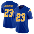 Los Angeles C #23 Jefferson Player Football V Neck Short Sleeve Royal Jersey Tony For Men Youth Women Gift