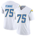 Los Angeles C #75 Penning Player Football V Neck Short Sleeve White Jersey Trevor For Men Youth Women Gift