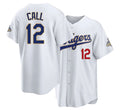 Los Angeles D #12 Call Player Baseball Short Sleeve White Jersey Alex For Men Women Youth Gift